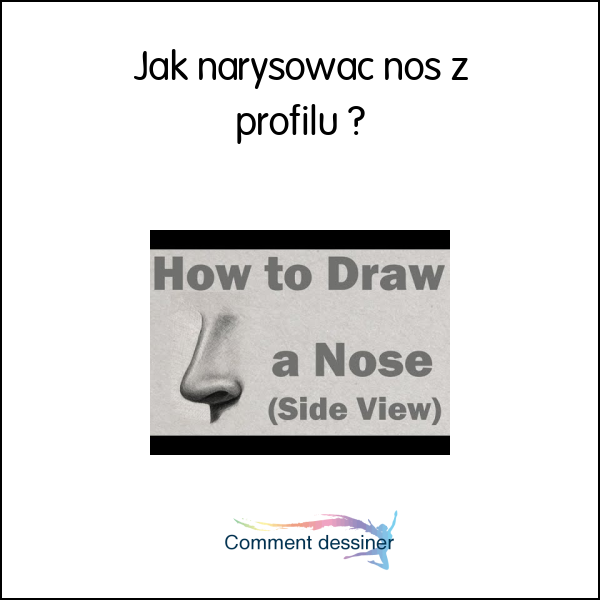 Jak narysować nos z profilu